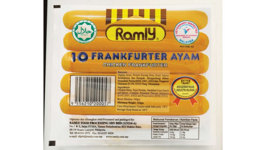 Ramly Frankfurter Chicken | 340 g