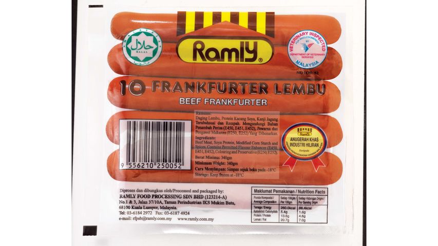 Ramly Frankfurter Lembu | 340 g
