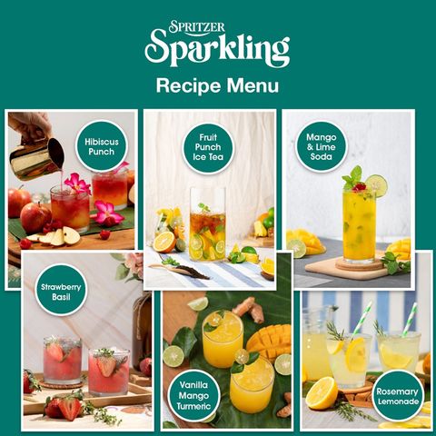 Spritzer Sparkling Natural Mineral Water 1L