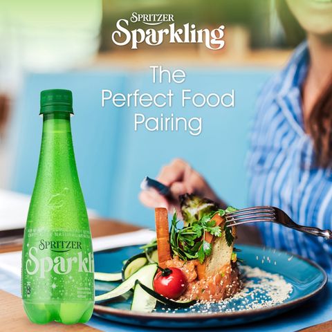 Spritzer Sparkling Natural Mineral Water 1L