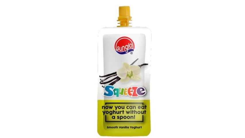 Sunglo Squeeze Yoghurt Vanilla 120g