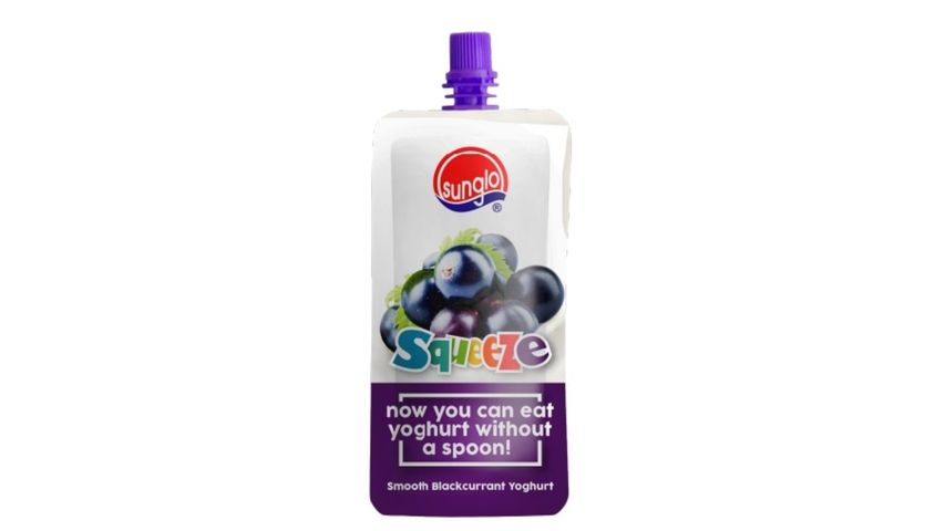 Sunglo Squeeze Smooth Blackcurrant Yoghurt | 120 g