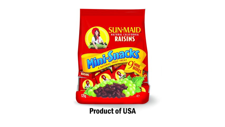 Sun Maid USA Raisins Mini Bag 125g