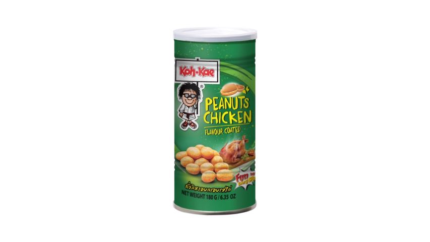 Koh-Kae Coated Peanuts Canister Chicken 180g
