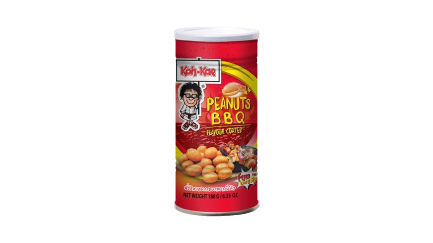 Koh-Kae Coated Peanuts Canister BBQ 180g
