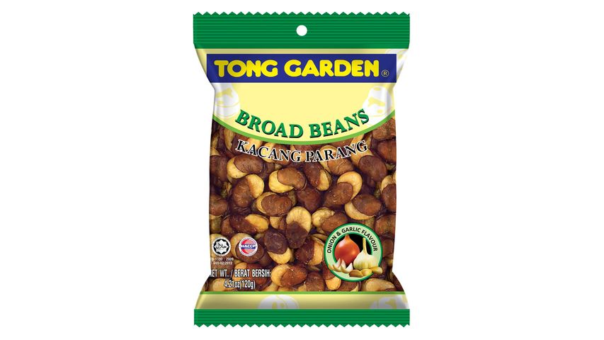 Tong Garden Broad Beans with Skin Onion Garlic 120g