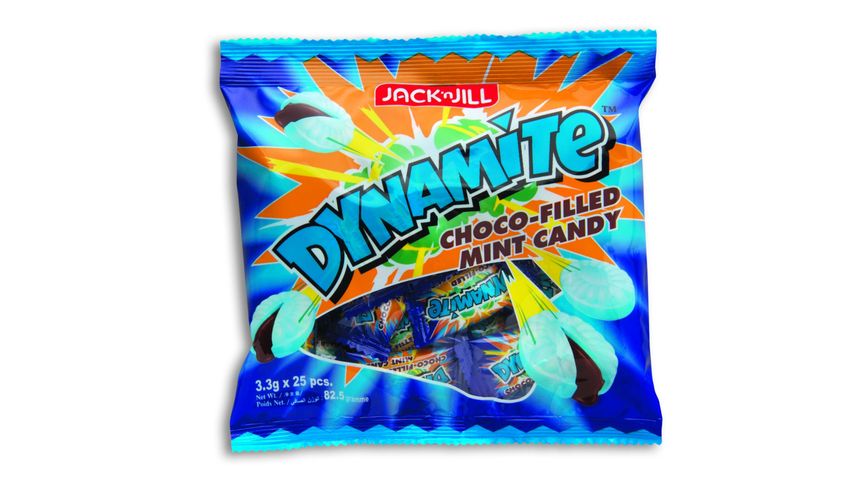 Jack'n Jill Dynamite Choco Filled Mint Candy 25pcs x 3.3g