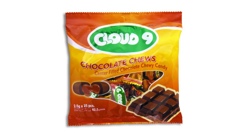 Jack'n Jill Cloud 9 Chocolate Chews Candy 25pcs x 2.5g