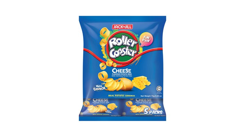 Jack 'N Jill Roller Coaster Cheese 15g x 5pcs