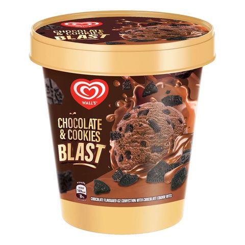 Wall's Tub Chocolate & Cookies Blast 750ml