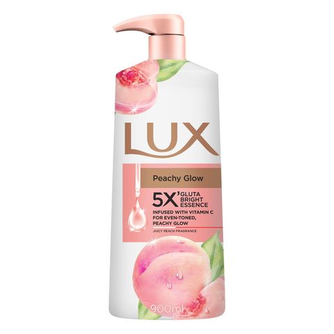 Lux Shower Cream Gluta Peachy Glow Bottle 900ml