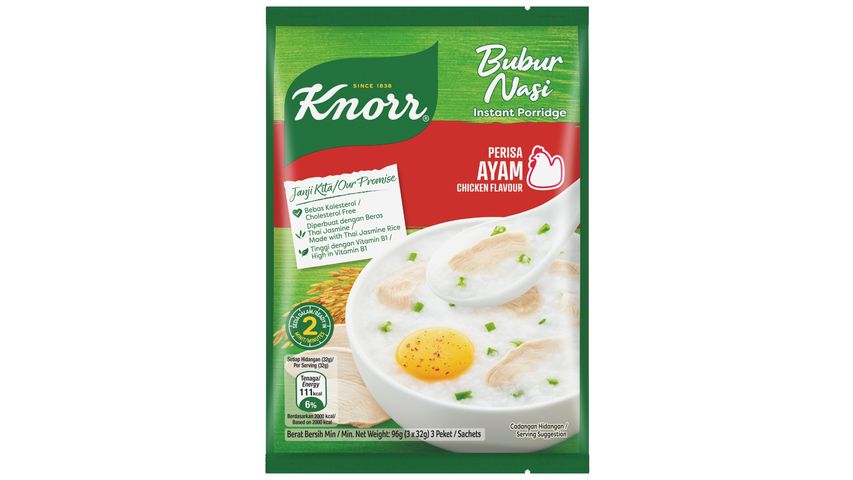 Knorr Sachet Porridge Chicken 3pcs x 32g