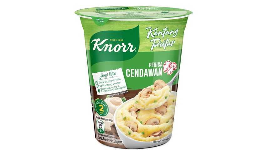 Knorr Cup Mashed Potato Mushroom 26g