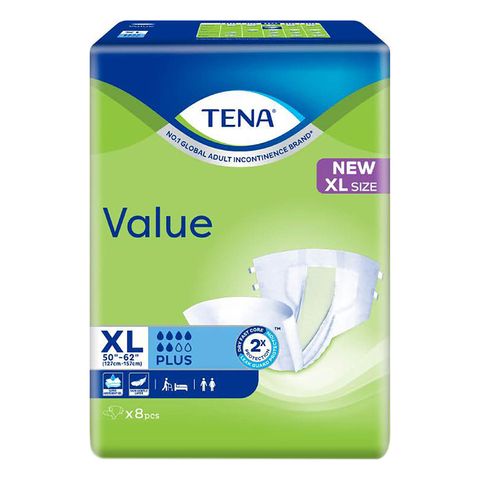Tena Value Size XL 8 Pieces