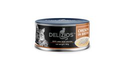 Delizios Bonito Chicken in Broth 80g