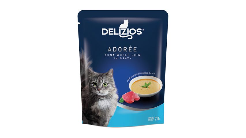 Delizios Adoree Tuna Whole Loin in Gravy 70g