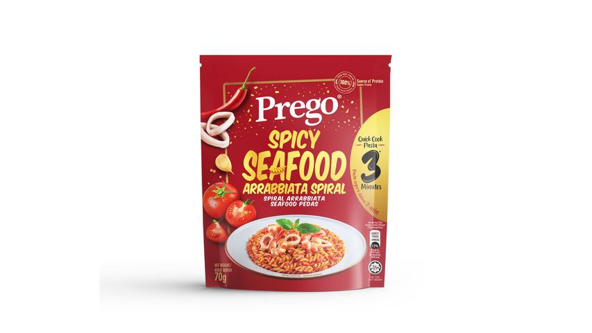 Prego Spicy Seafood Arrabbiata Spiral 70g