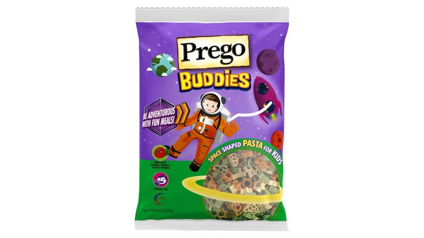 Prego Buddies Space Shaped Pasta 200g