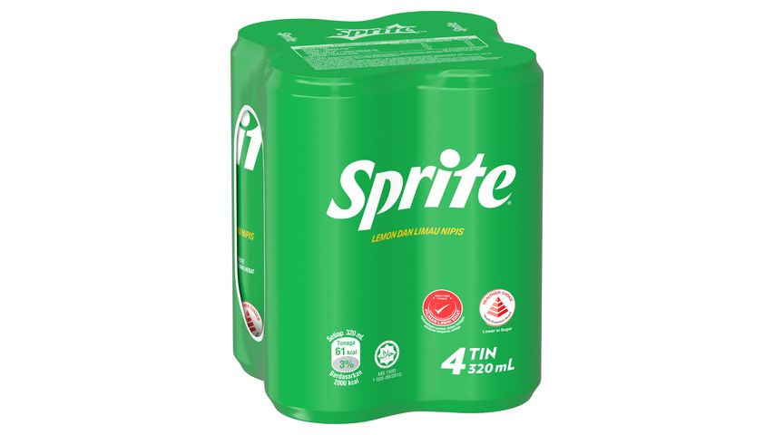 Sprite Cans 4pcs x 320ml