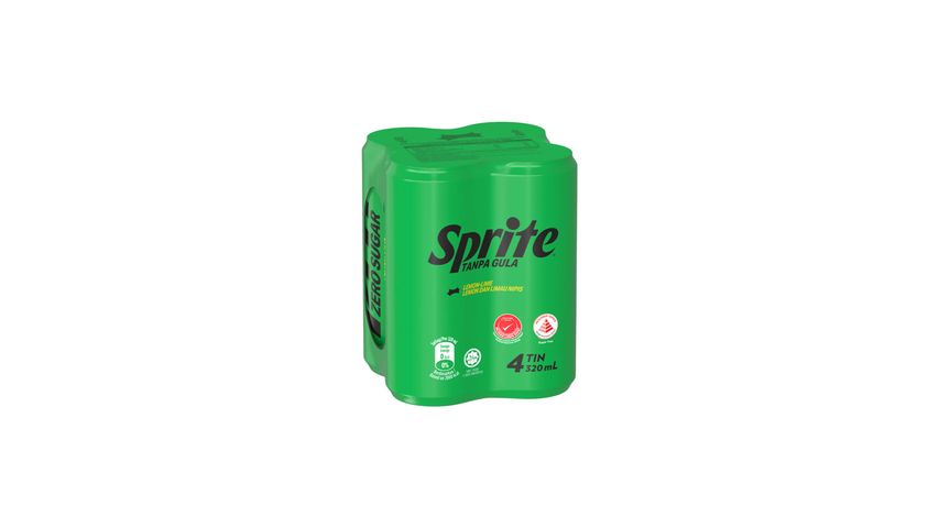 Sprite Zero Cans 4pcs x 320ml