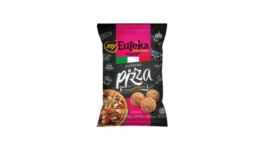 My Eureka Gourmet Popcorn Supreme Pizza 80g