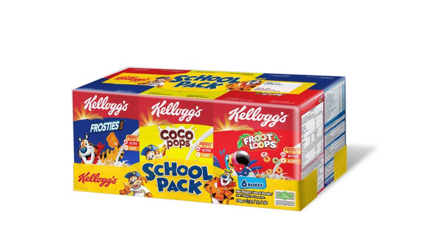 Kellogg's School Pack Cereal Boxes 6s x 170g