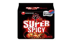 Nongshim Shin Super Spicy Ramyun, 5x120g