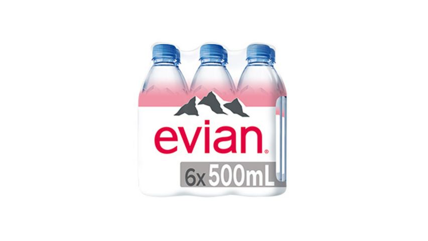 Evian Natural Mineral Water Multipack 6pcs x 500ml