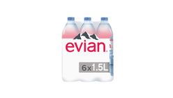 Evian Natural Mineral Water Multipack 6pcs x 1.5L