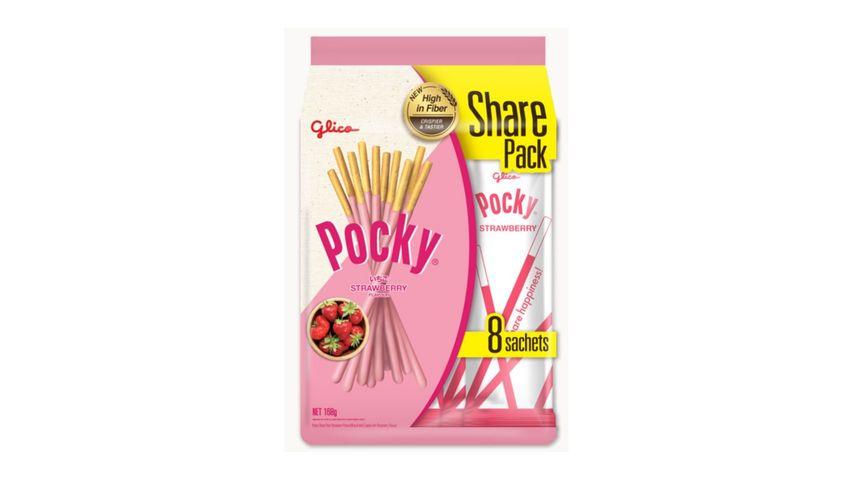 Glico Pocky Family Pack Strawberry 168g