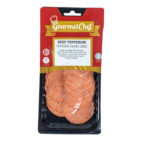 Gourmet Chef Beef Pepperoni Sliced 150g