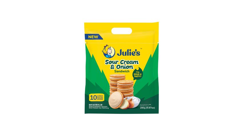 Julie's Sour Cream & Onion Sandwich 280g