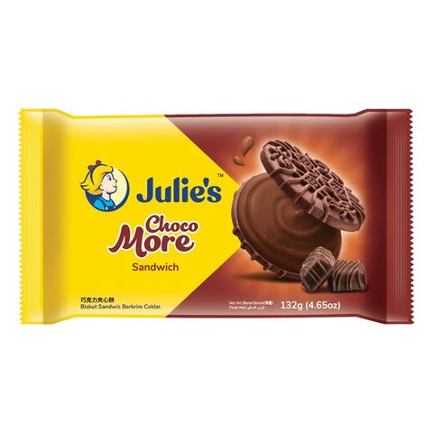 Julie's Choco More Sandwich Biscuits 132g