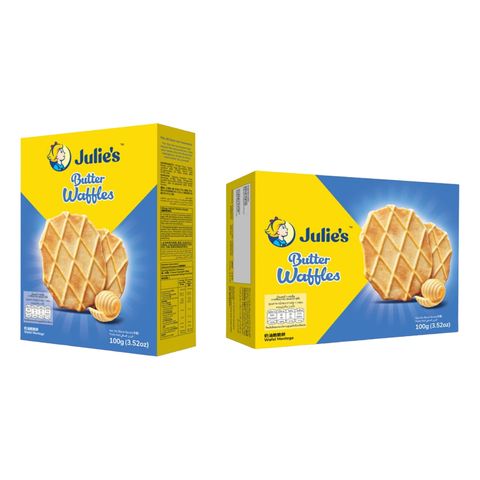 Julie's Butter Waffles 100g