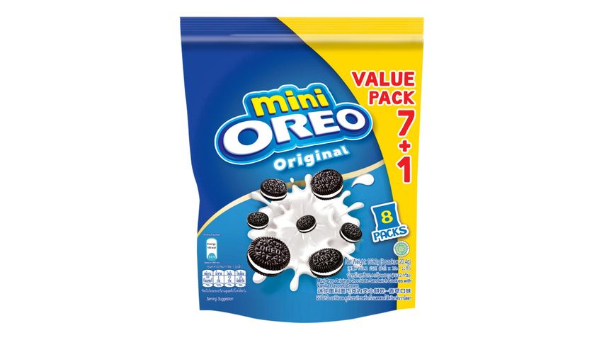 Oreo Mini Original Sandwich Cookie Multipack 8pcs x 20.4g