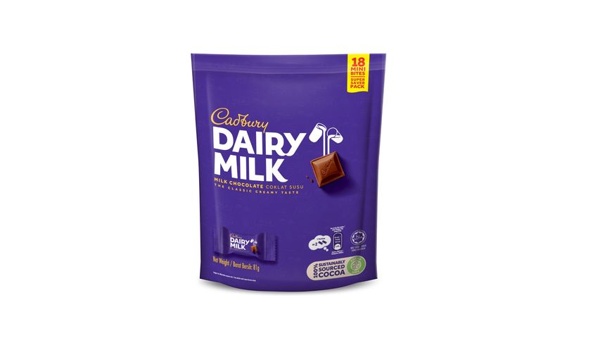 Cadbury Dairy Milk Chocolate Mini Sharebag 81g