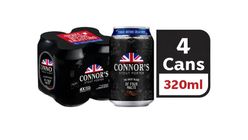 Connor's Stout Porter Beer Can (Alcohol ) 4s x 320ml