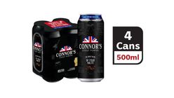 Connor's Stout Porter Beer Can (Alcohol ) 4s x 500ml