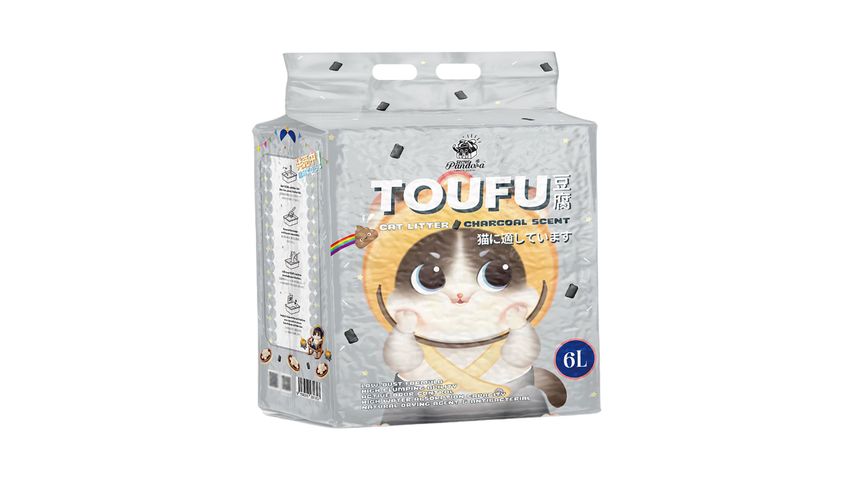 Secret Pandora Cat Litter Toufu (Charcoal) 6L