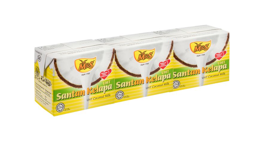 M&S Santan Milk 3 x 200ml