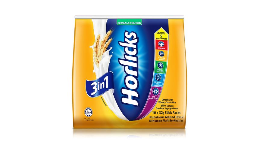 Horlicks 3 in 1 | 10 x 32 g