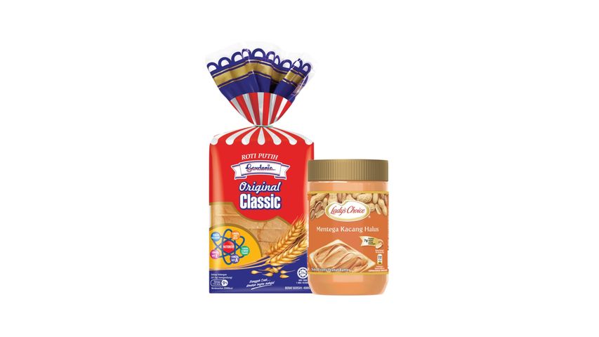 Lady’s Choice Peanut Butter Sandwich with Strawberry and Banana 1 Pack