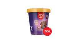 Wall's Tub Choco Almond Fudge 750ml