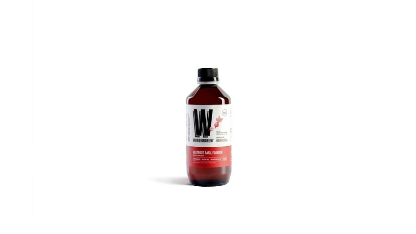 WonderBrew Kombucha Beetroot Basil 250ml