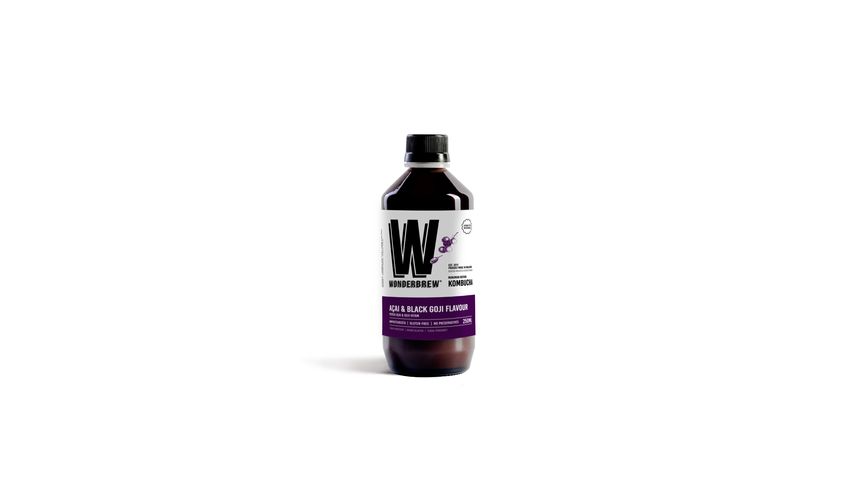 Wonderbrew Kombucha Acai & Black Goji 250ml
