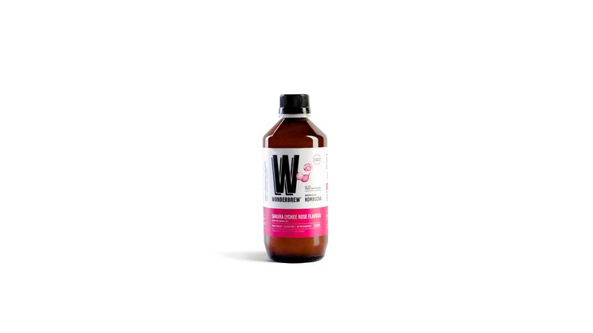 Wonderbrew Kombucha Sakura Lychee 250ml