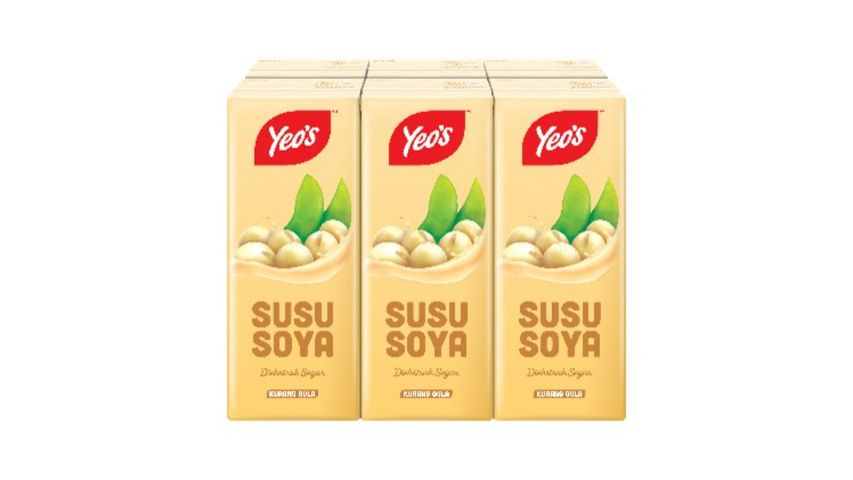 Yeo's Soya Bean Milk 6 x 250ml
