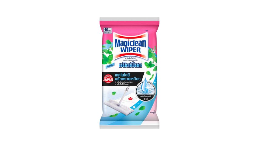 Magiclean Mint Disinfecting Wet Wiper Sheet 10 Pieces
