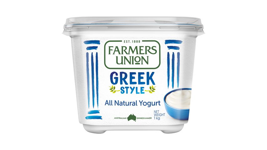 Farmers Union Greek Style Natural Yoghurt 1KG