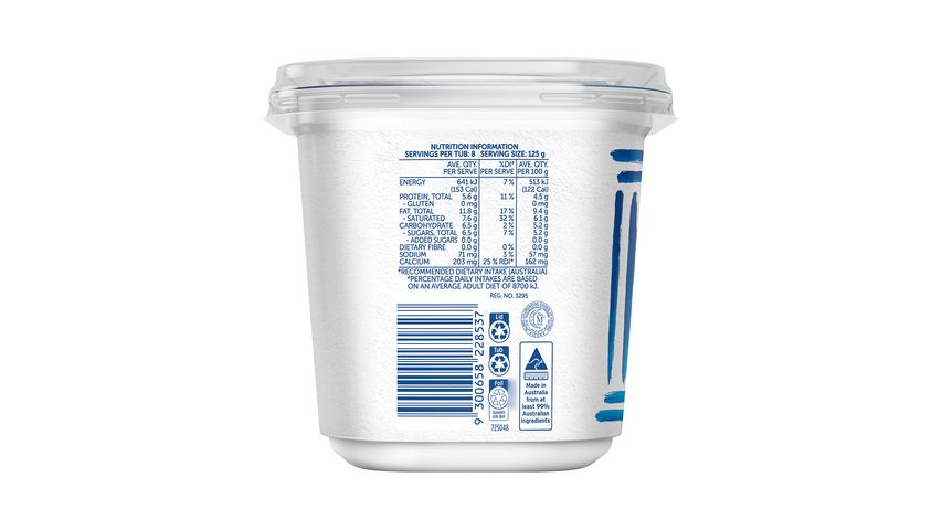 Farmers Union Greek Style Natural Yoghurt 1KG